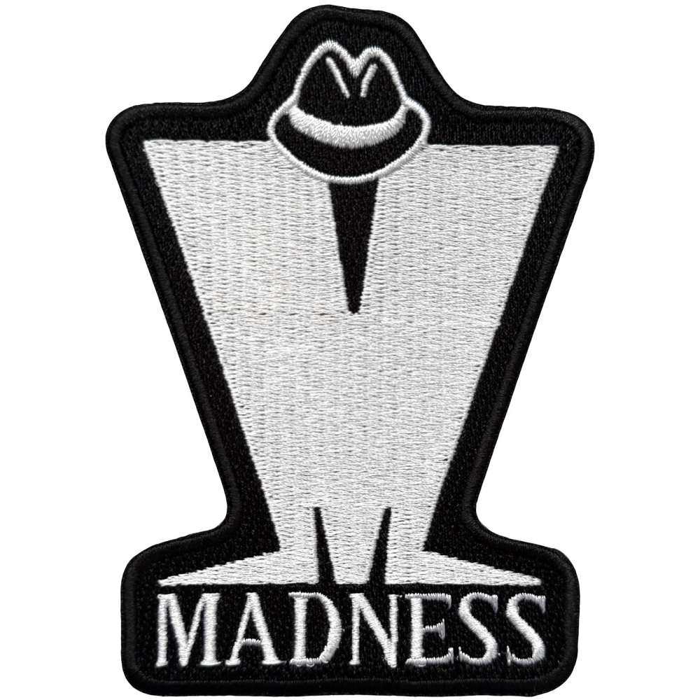 Madness - M Logo Patch - Schwarz/Weiß